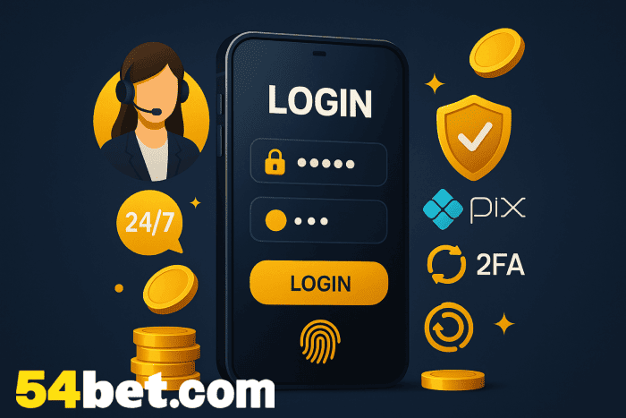 Figura 3 do login da 54BET